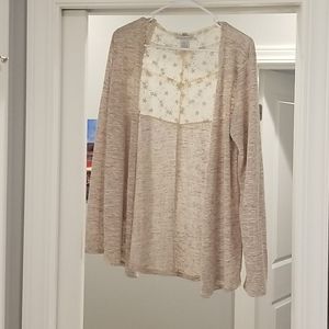 Cream cardigan